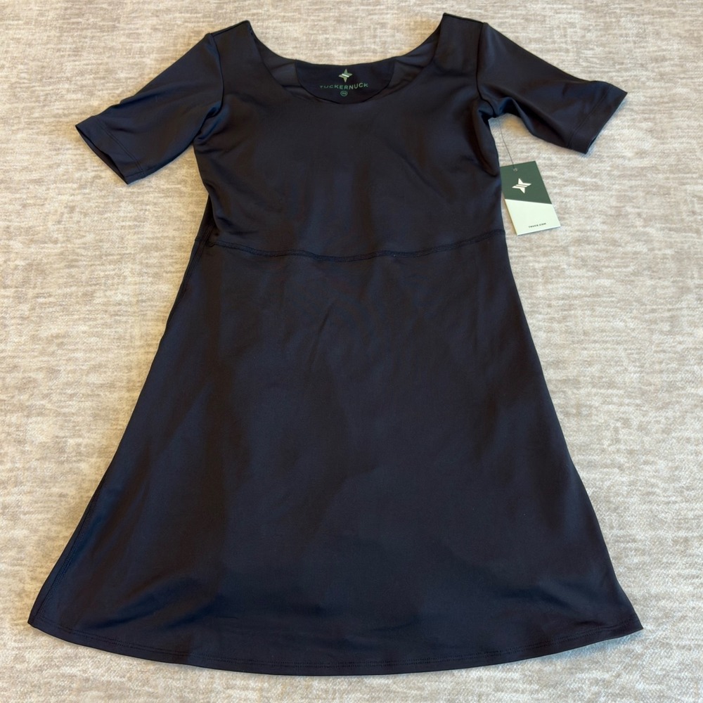 Tuckernuck Black Step In Rosemary Sport Dress Black Shorts Support Bra XS NWT - Picture 2 of 12